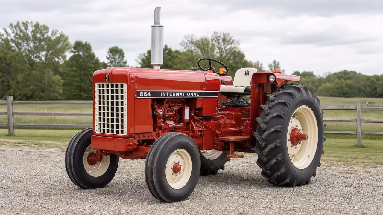International Harvester 664 tractor.