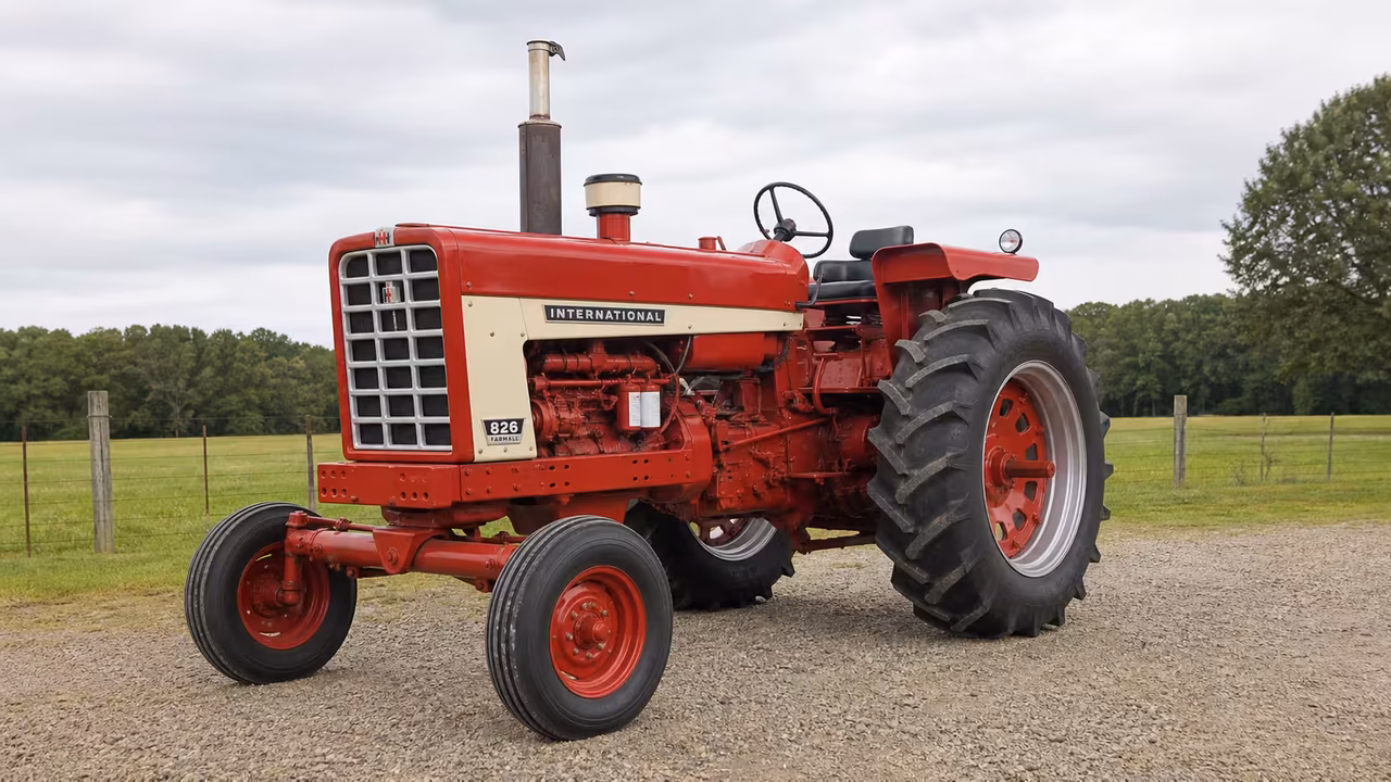 International Harvester 826 tractor.