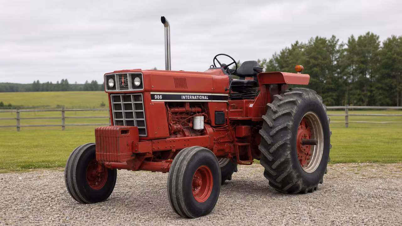 International Harvester 986 tractor.
