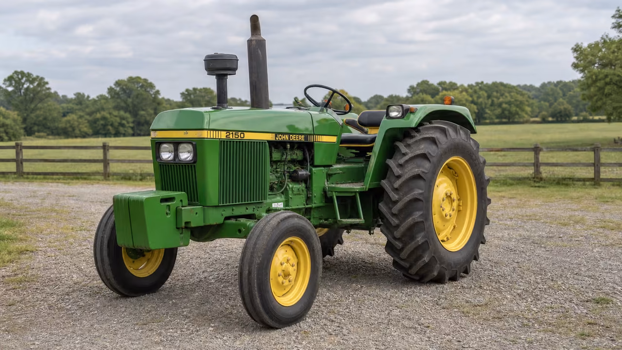 John Deere 2150 farm tractor.