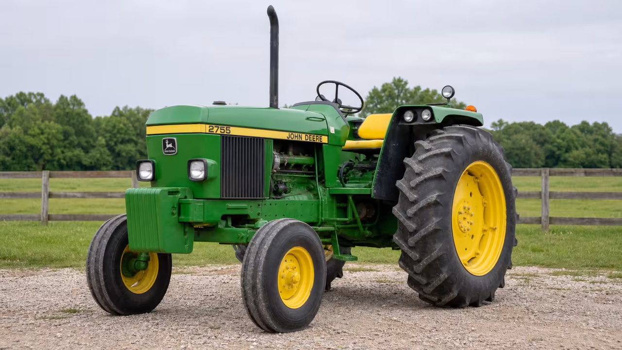 John Deere 2755 farm tractor.