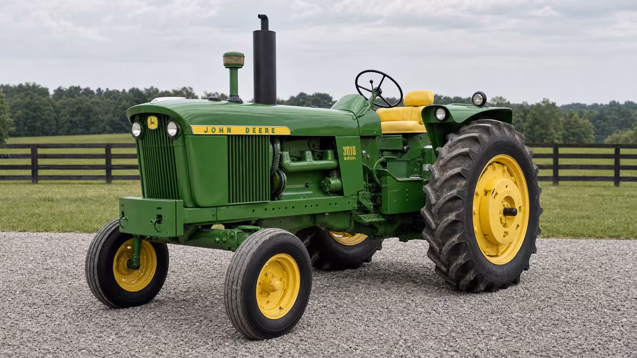 John Deere 3010 farm tractor.