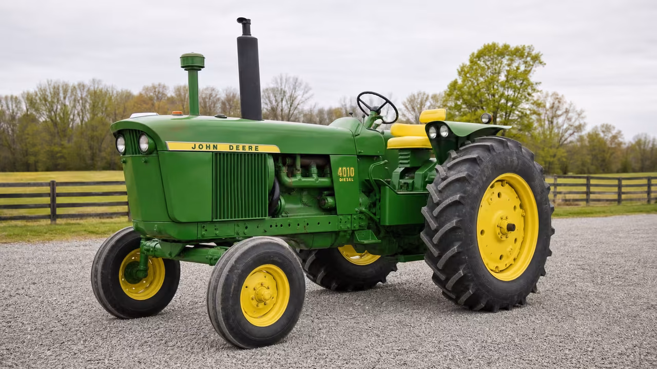 John Deere 4010 farm tractor.