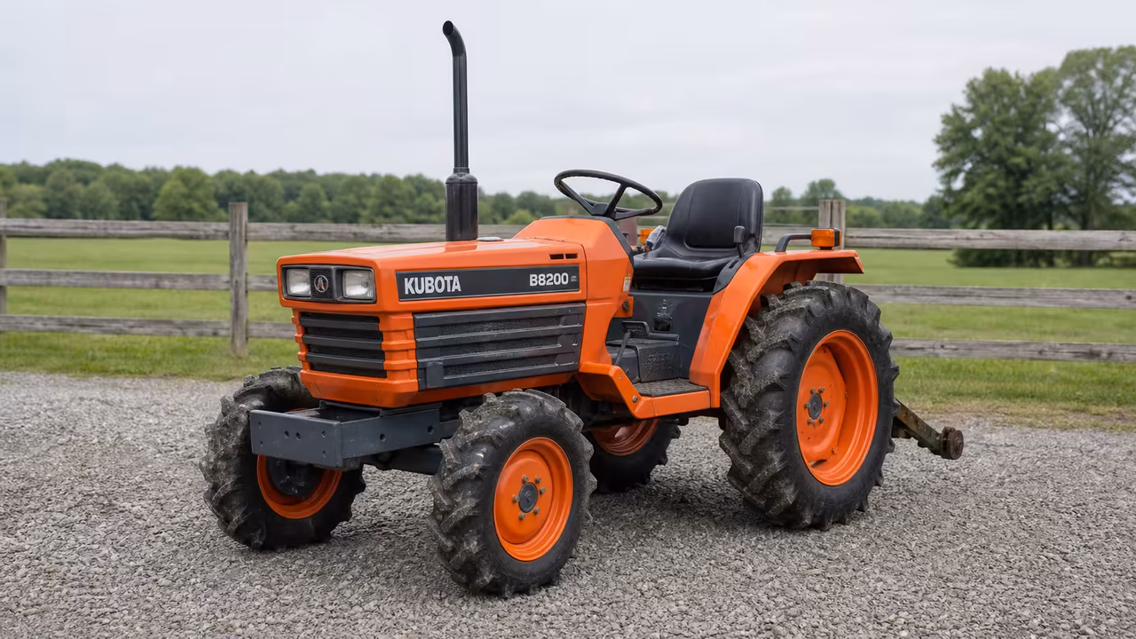 Kubota B8200 compact tractor.