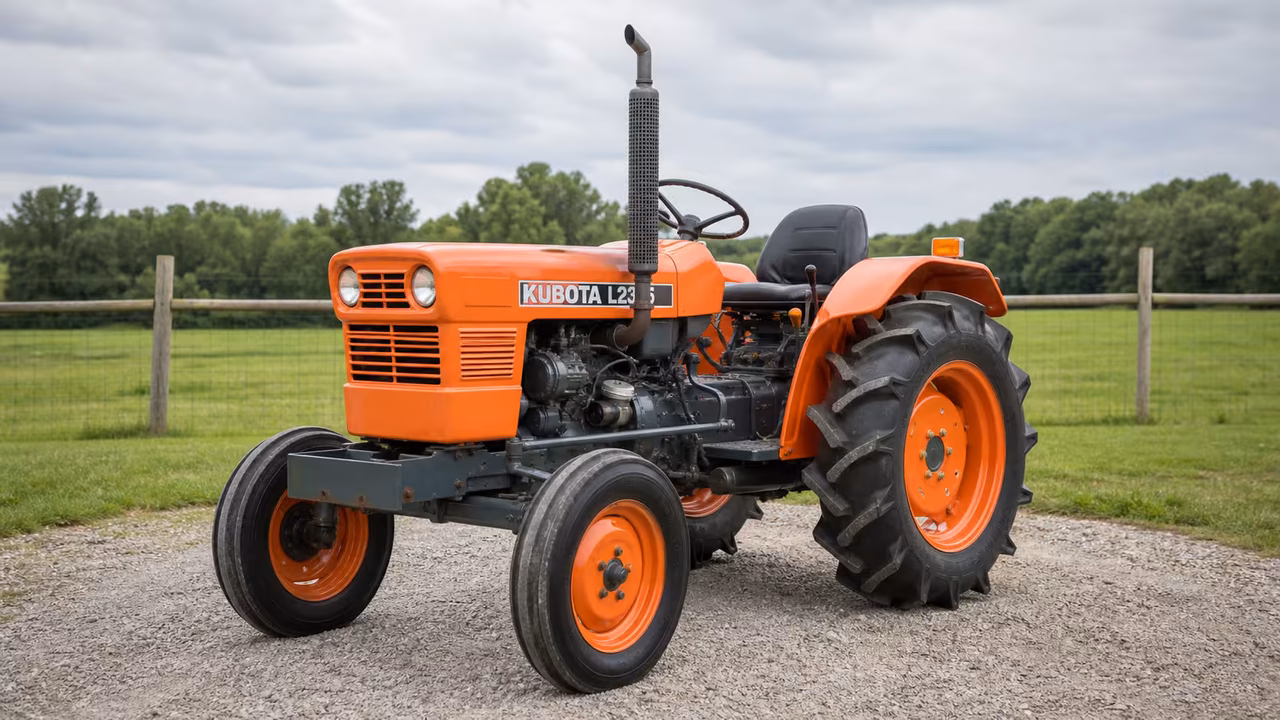 Kubota L235 compact tractor.