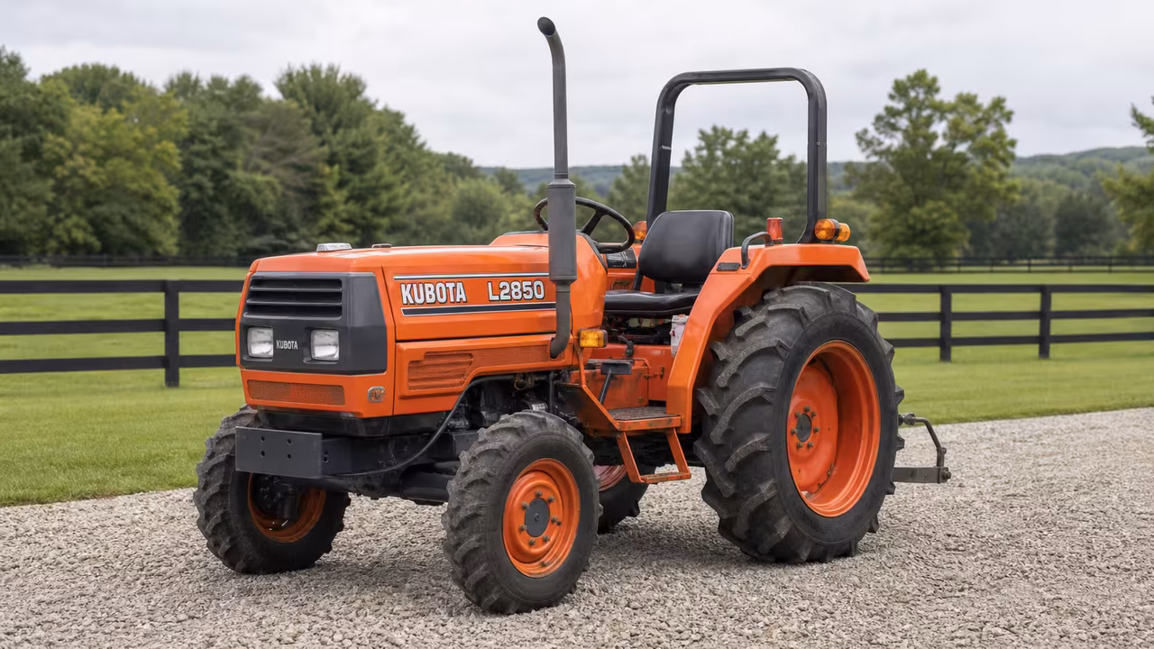 Kubota L2850 compact tractor.