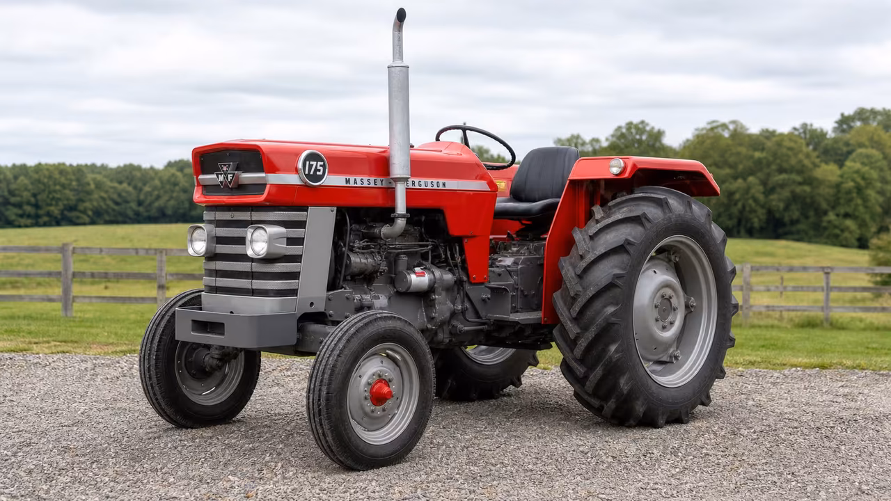 Massey Ferguson 175 tractor.