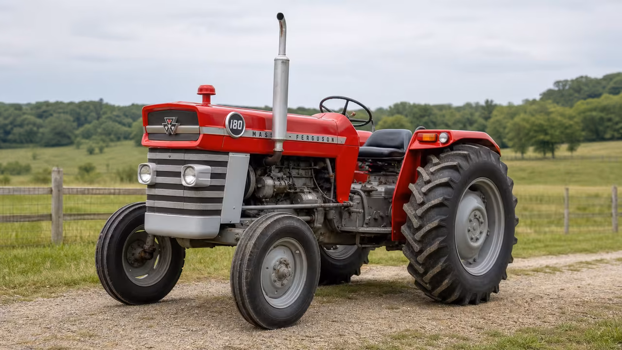 Massey Ferguson 180 tractor.